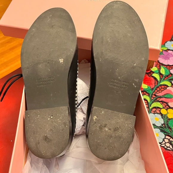 Intentionally Blank Saintly Black & White Oxfords - Picture 3 of 6